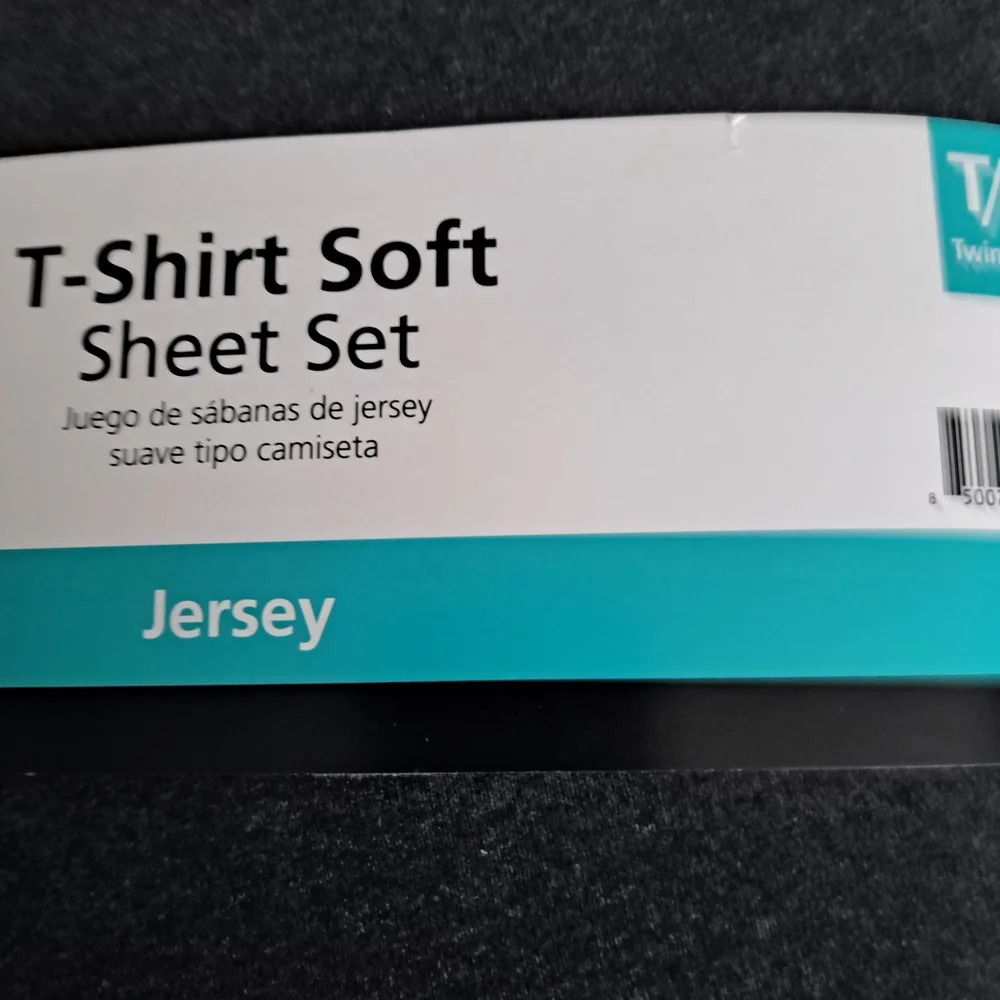 Mainstays T-Shirt Soft Jersey  Sheet Set in Dark Gray